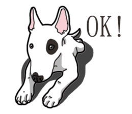 Daily Bull terrier sticker #13584855