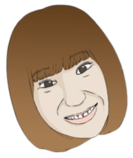 Girl The Faces sticker #13585203