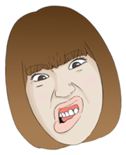 Girl The Faces sticker #13585213