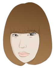 Girl The Faces sticker #13585221