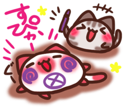 Daifuku-nyannyan mochimochi-Amesho 3 sticker #13586167