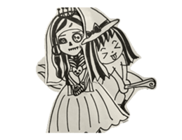 CaCa: Tell You Jokes! Anime S3Halloween! sticker #13586229