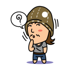 Hippie Au - The Happy Artist sticker #13586299