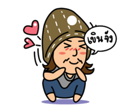 Hippie Au - The Happy Artist sticker #13586324