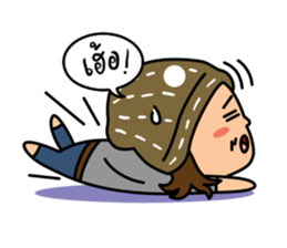 Hippie Au - The Happy Artist sticker #13586326