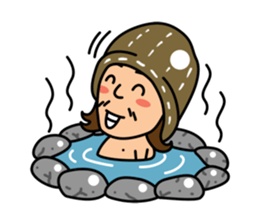 Hippie Au - The Happy Artist sticker #13586332