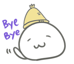 Knit hat seal sticker #13586379