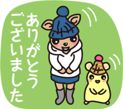 Winter story of CAFELATTE2 sticker #13586498