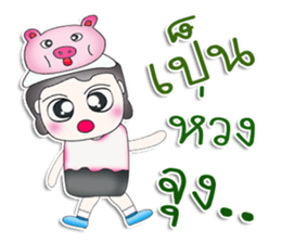 Mr. Naba. love pig.^^ sticker #13586863