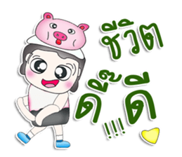 Mr. Naba. love pig.^^ sticker #13586867