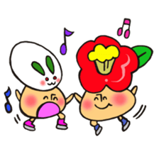 Mr. winter mushroom The Japanese volume sticker #13587645