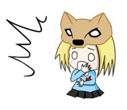 Habu and mongoose sticker #13587804