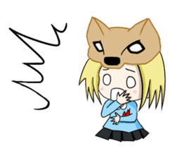 Habu and mongoose sticker #13587804