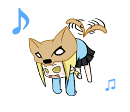 Habu and mongoose sticker #13587808