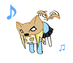 Habu and mongoose sticker #13587808