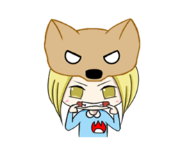 Habu and mongoose sticker #13587824