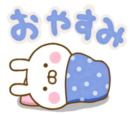Rabbit Usahina L size sticker #13588147