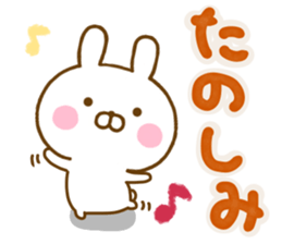 Rabbit Usahina L size sticker #13588153