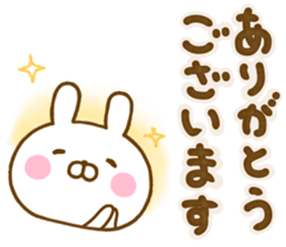 Rabbit Usahina L size sticker #13588160