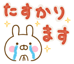 Rabbit Usahina L size sticker #13588167