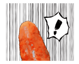 The seasoned cod roe with full force. sticker #13588728