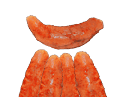 The seasoned cod roe with full force. sticker #13588735