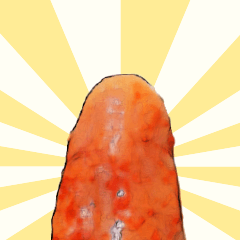 The seasoned cod roe with full force.