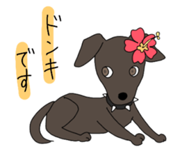 cute five dogs sticker #13589072