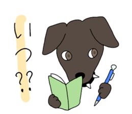 cute five dogs sticker #13589076