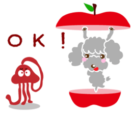 Poodle brother sticker #13589198