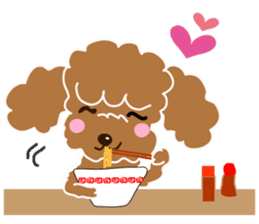 Poodle brother sticker #13589199