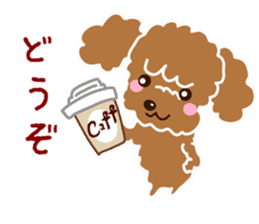 Poodle brother sticker #13589208