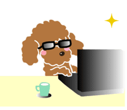Poodle brother sticker #13589210