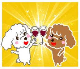 Poodle brother sticker #13589219
