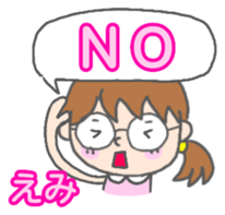 Emi woman Sticker sticker #13589673