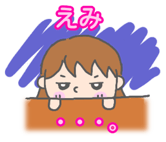 Emi woman Sticker sticker #13589686