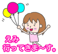 Emi woman Sticker sticker #13589700