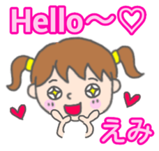 Emi woman Sticker sticker #13589701