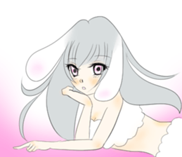 usamimi cute girl sticker #13589970