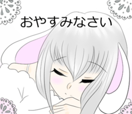 usamimi cute girl sticker #13589982