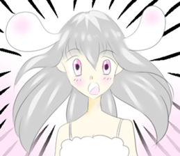 usamimi cute girl sticker #13589985