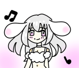 usamimi cute girl sticker #13589987