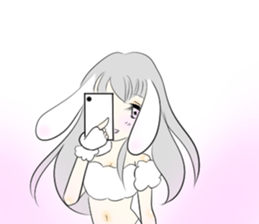 usamimi cute girl sticker #13589988