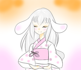 usamimi cute girl sticker #13589992