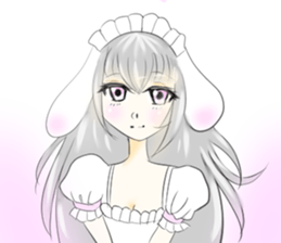 usamimi cute girl sticker #13589995