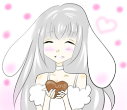 usamimi cute girl sticker #13589998