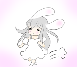 usamimi cute girl sticker #13589999