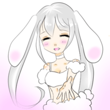 usamimi cute girl sticker #13590001