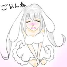 usamimi cute girl sticker #13590002