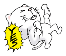 cat'sman for private actions 7 sticker #13590222